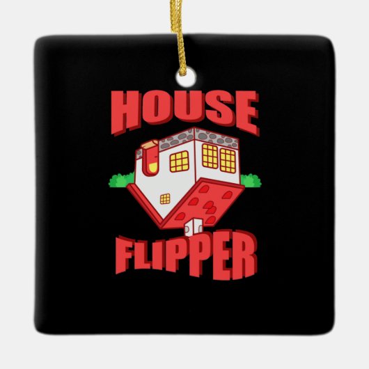 Real Estate Agent House Flipper Keramisch Ornament (Voorkant)