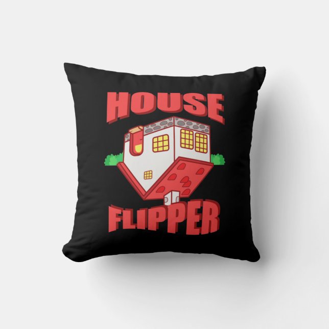 Real Estate Agent House Flipper Kussen (Voorkant)