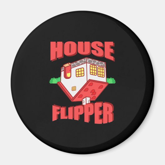 Real Estate Agent House Flipper Magneet (Voorkant)