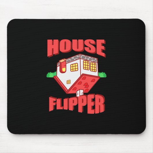 Real Estate Agent House Flipper Muismat (Voorkant)
