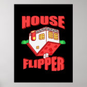 Real Estate Agent House Flipper Poster (Voorkant)