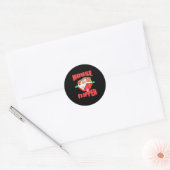 Real Estate Agent House Flipper Ronde Sticker (Envelop)