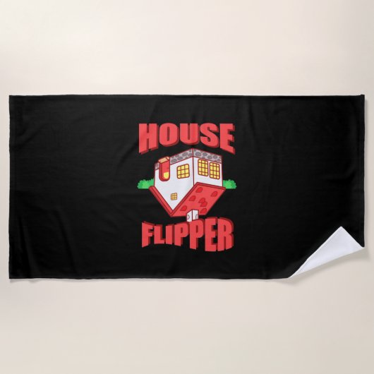 Real Estate Agent House Flipper Strandlaken (Voorkant)