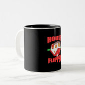 Real Estate Agent House Flipper Tweekleurige Koffiemok (Voorkant links)
