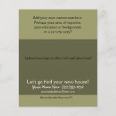 Real Estate Agent House Sales flyer (Achterkant)