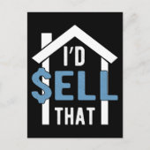 Real Estate Agent Humor Funny Property Broker Briefkaart (Voorkant)