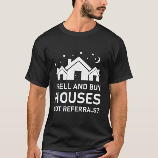 Real Estate Agent I Verkoop en koop Houses Realtor T-shirt (Voorkant)