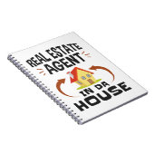 Real Estate Agent in Da House Notitieboek (Rechterzijde)