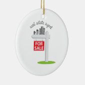 Real Estate Agent Keramisch Ornament (Rechts)