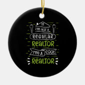 Real Estate Agent Keramisch Ornament (Voorkant)