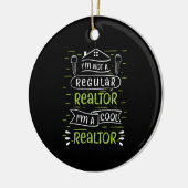 Real Estate Agent Keramisch Ornament (Links)