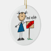 Real Estate Agent Keramisch Ornament (Rechts)