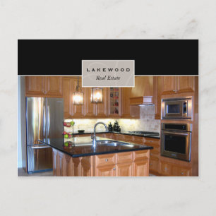 Real Estate Agent Kitchen Briefkaart