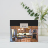 Real Estate Agent Kitchen Briefkaart (Staand voorkant)