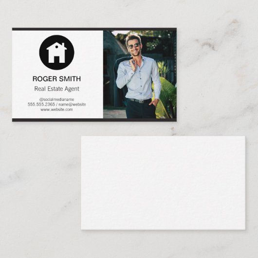Real Estate Agent | Klassiek Visitekaartje (Voorkant / Achterkant)