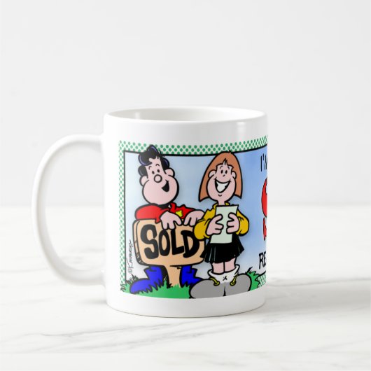 Real Estate Agent Koffiemok (Links)