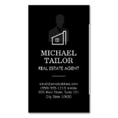 Real Estate Agent Magnetisch Visitekaartje (Voorkant Verticaal)