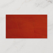 Real Estate Agent Marsala Crimson Visitekaartjes (Achterkant)