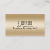 Real Estate Agent met Foto Modern Bokeh Lights Visitekaartje (Achterkant)