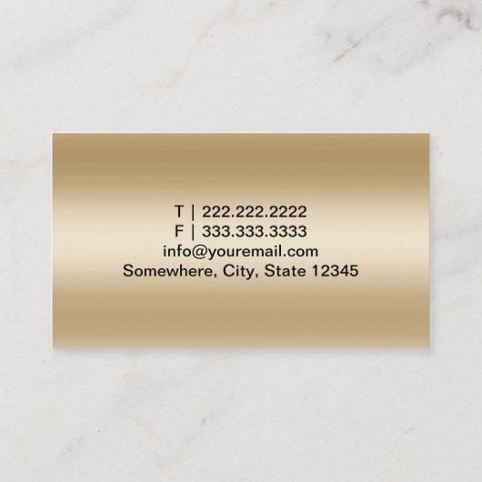 Real Estate Agent met Foto Modern Bokeh Lights Visitekaartje (Achterkant)