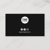 Real Estate Agent met Foto Visitekaartje (Achterkant)