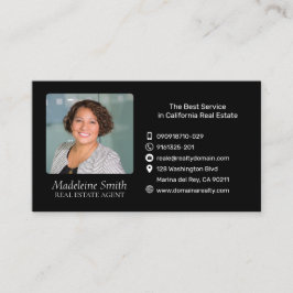 Real Estate Agent met Foto Visitekaartje
