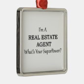 REAL ESTATE AGENT METALEN ORNAMENT (Rechts)