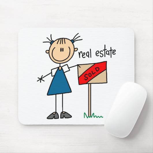 Real Estate Agent Muismat (Met muis)