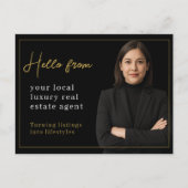 Real Estate Agent Neighborhood Marketing Mailer  Briefkaart (Voorkant)