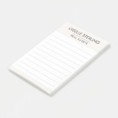 Real Estate Agent Neutral Professional Post-it® Notes (Schuin)
