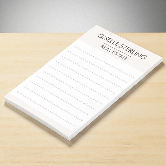 Real Estate Agent Neutral Professional Post-it® Notes