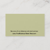 Real Estate Agent of Beach Property Management Visitekaartje (Achterkant)