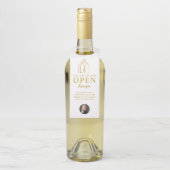 Real Estate Agent Open House Gold Key Flessenhanger (Op fles)