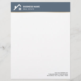 Real Estate Agent Professional House Realtor Briefhoofd
