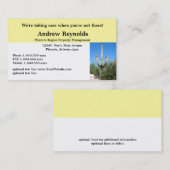 Real Estate Agent Property Manager Desert Southww Visitekaartje (Voorkant / Achterkant)