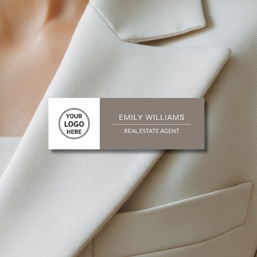 Real Estate Agent Realtor Broker Logo  Naamplaatje