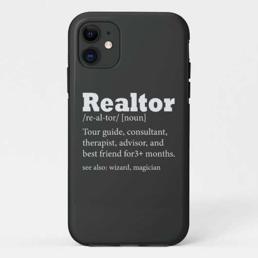 Real Estate Agent Realtor Funny Iphone 14 Hoesje (Achterkant)