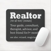 Real Estate Agent Realtor Funny Quote Muismat (Met muis)