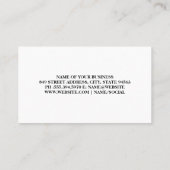 Real Estate Agent | Realtor Logo Visitekaartje (Achterkant)