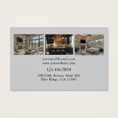 Real Estate Agent Realtor Visitekaartje (Achterkant)