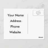 Real Estate Agent Realty Company Adverteren Postc Briefkaart (Achterkant)