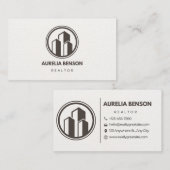 Real Estate Agent – Residential & Commercial Prope Visitekaartje (Voorkant / Achterkant)