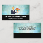 Real Estate Agent Showhouse Visitekaartje (Voorkant / Achterkant)