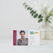 Real Estate Agent Sidebar (horizontaal) - Aanpasse Visitekaartje (Staand voorkant)