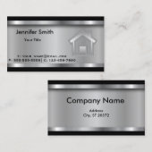 Real Estate Agent | SJABLOON | Beroepsbeoefenaars Visitekaartje (Voorkant / Achterkant)