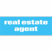 Real Estate Agent Sticker (Voorkant)