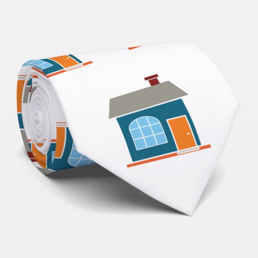 Real Estate Agent Stropdas (Opgerold)