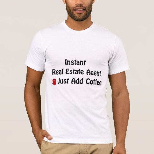 Real Estate Agent T-shirt (Voorkant)