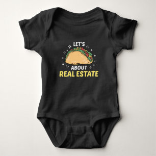 Real Estate Agent Taco Property Broker Foodie Romper
