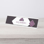 Real Estate Agent | Thuis | Initialen Bureau Naambordje (Voorkant)